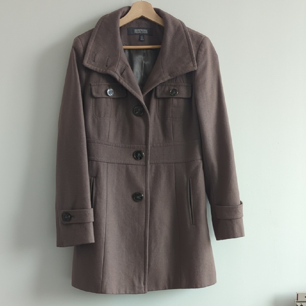 Kenneth Cole Reaction blend Wool Peacoat M